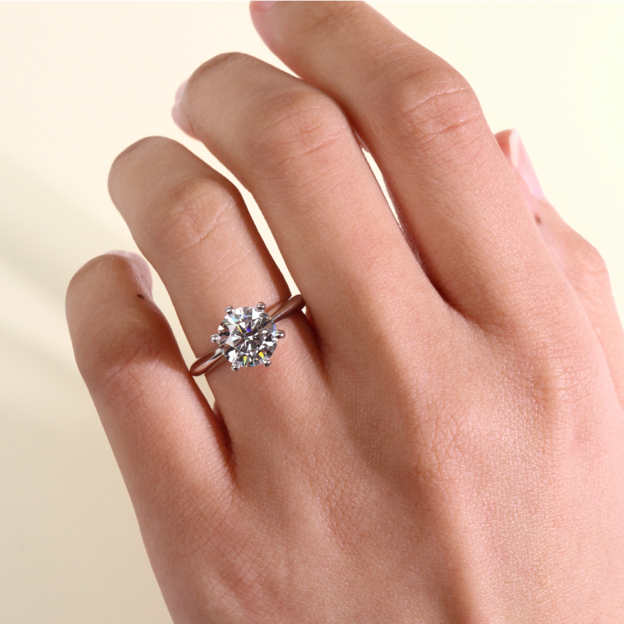 AMA | 3ct Round Solitaire - Ready To Ship - The Classic Jewellers