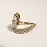 14K Yellow Gold Lab-Grown Diamond Ring