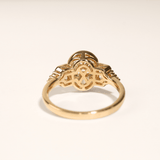 Arielle | Oval Accent Bezel Engagement- Ready to Ship
