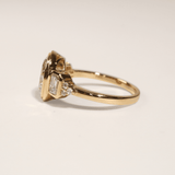 Arielle | Oval Accent Bezel Engagement- Ready to Ship