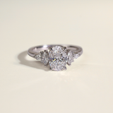QUINN| 1ct Oval with Accent- Ready To Ship