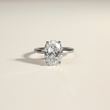 ALINA | PT 2ct Oval Lab Diamond - Ready To Ship