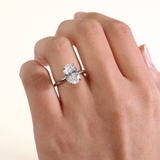 ALINA | PT 2ct Oval Lab Diamond - Ready To Ship
