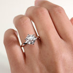 Eleanor | 2ct Round Lab Diamond Engagement Ring - The Classic Jewellers
