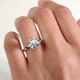Eleanor | 2ct Round Lab Diamond Engagement Ring - The Classic Jewellers