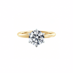 1ct Round Cut Lab Diamond Ring | Adelaide Engagement Ring  