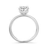 Maia | 18K White Gold 1ct Lab Oval Diamond Engagement Ring