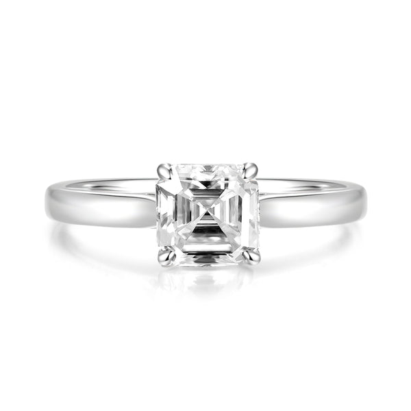 Monique | 1CT Square cut Solitaire Engagement Ring