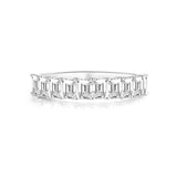 Talia | Emerald cut Diamond Wedding Band