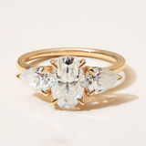 THALINDA | 9K YELLOW GOLD TRILOGY PROPOSAL RING