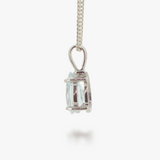 Tiffany | Pear Cut Aquamarine Pendant