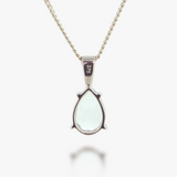 Tiffany | Pear Cut Aquamarine Pendant