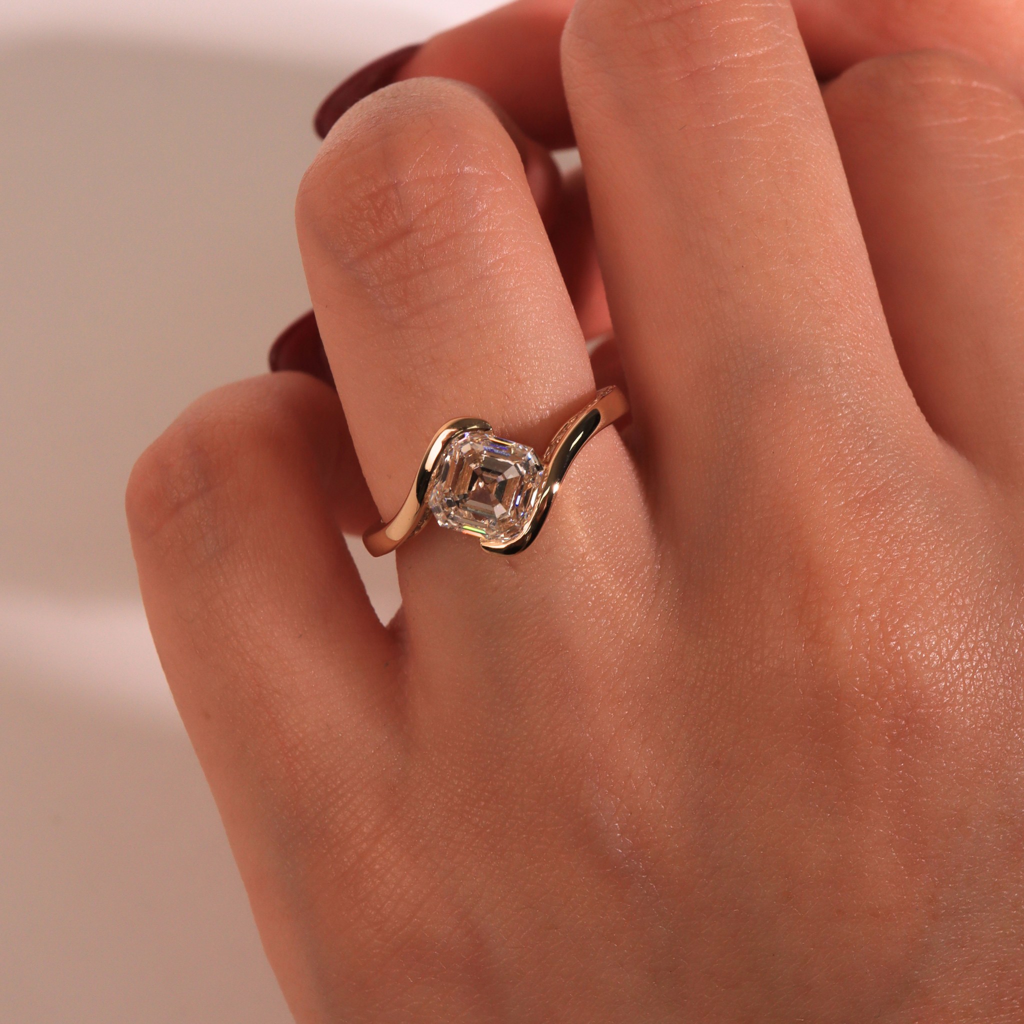 ASH | 1.5ct Square Emerald Ring- Ready to Ship - The Classic Jewellers