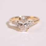 ELISE | 1ct Oval and Pear Trilogy- Ready to Ship - The Classic Jewellers
