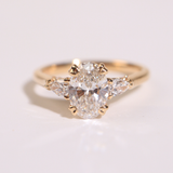 ELISE | 1ct Oval and Pear Trilogy- Ready to Ship - The Classic Jewellers