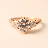 SERENE | 1.2ct Round Trilogy Ring- Ready to Ship - The Classic Jewellers
