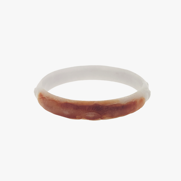 Sun Carved Jade Bangle