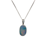 Opelle | AUstralian Silver Opal Pendant - The Classic Jewellers