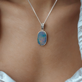 Opelle | AUstralian Silver Opal Pendant - The Classic Jewellers
