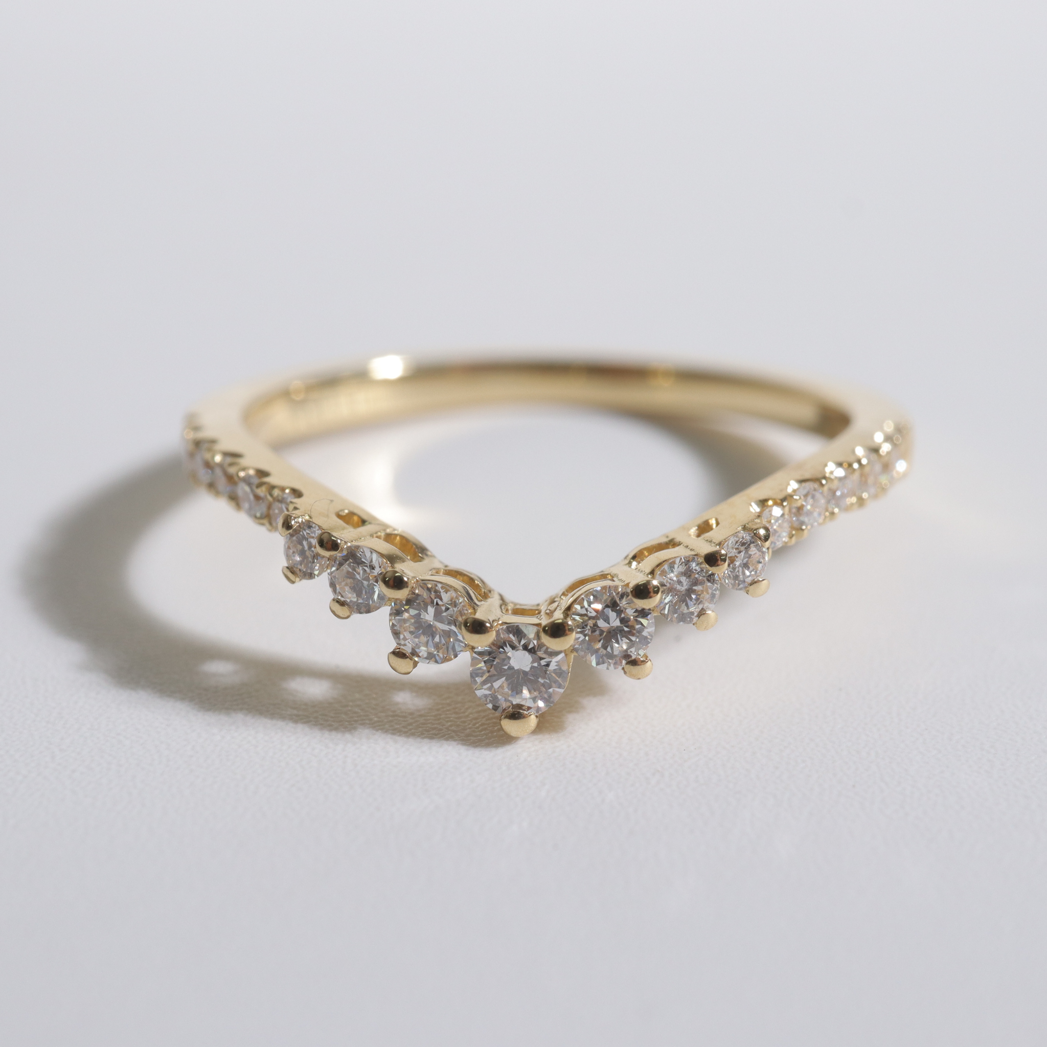 Bloom | 18K Yellow Gold Wedding Ring With Round Lab Diamonds - The Classic Jewellers