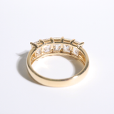 Clara| 14K Yellow Gold Ring With Emerald Lab Diamonds - The Classic Jewellers