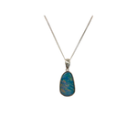 Soraya | Australian Silver Opal Pendant - The Classic Jewellers