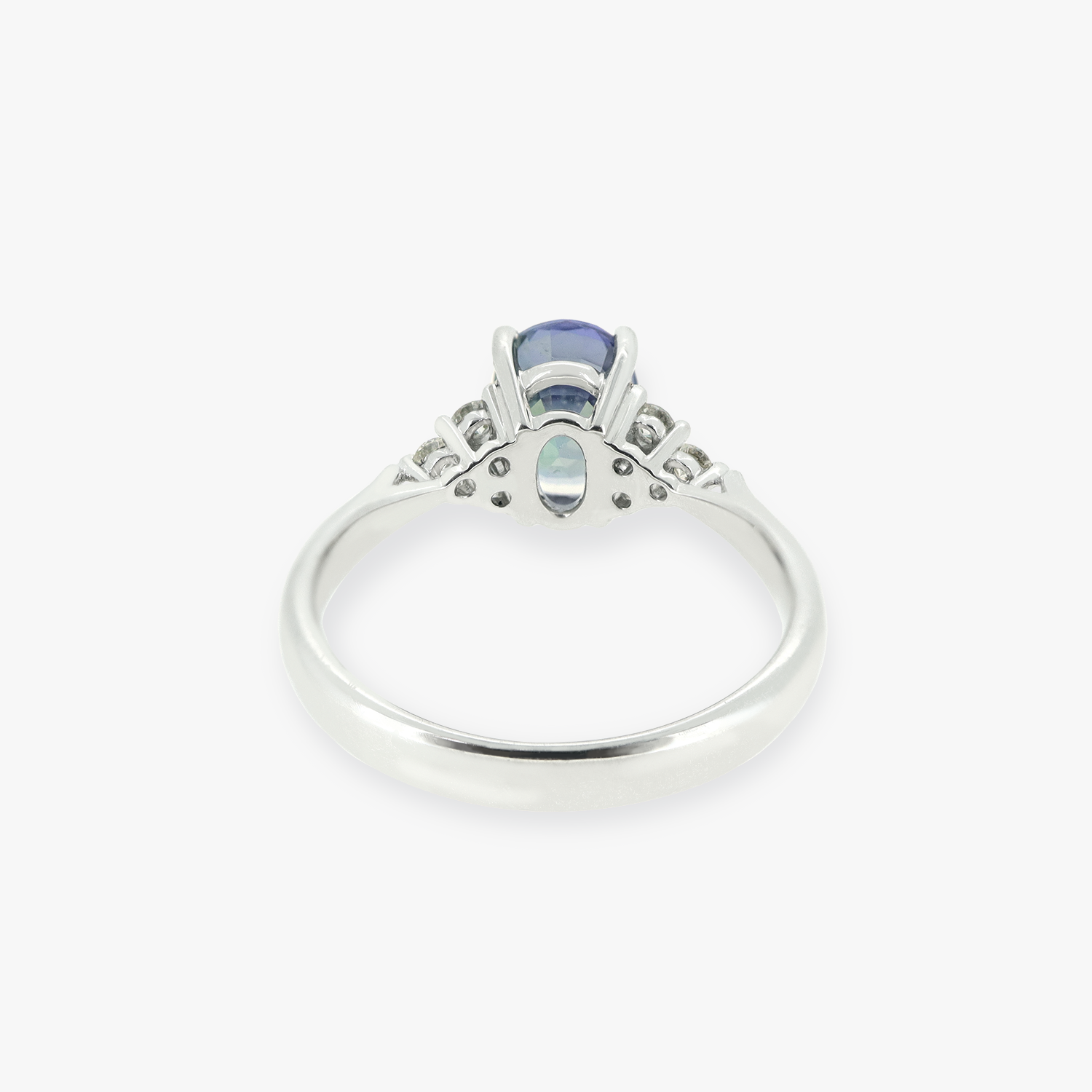 Seoirse | 18K White Gold Blue Tourmaline