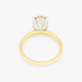 CARMEN | 18K 2-Tone Gold 3ct Oval Diamond Engagement Ring