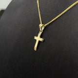 9ct Small Yellow Gold Cross Pendant