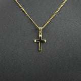 9ct Small Yellow Gold Cross Pendant