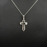 Terah | 9ct Solid White Gold Cross Pendant