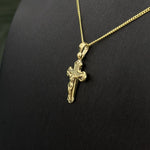 9ct Yellow Gold Crucifix Pendant