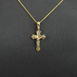 9ct Yellow Gold Crucifix Pendant