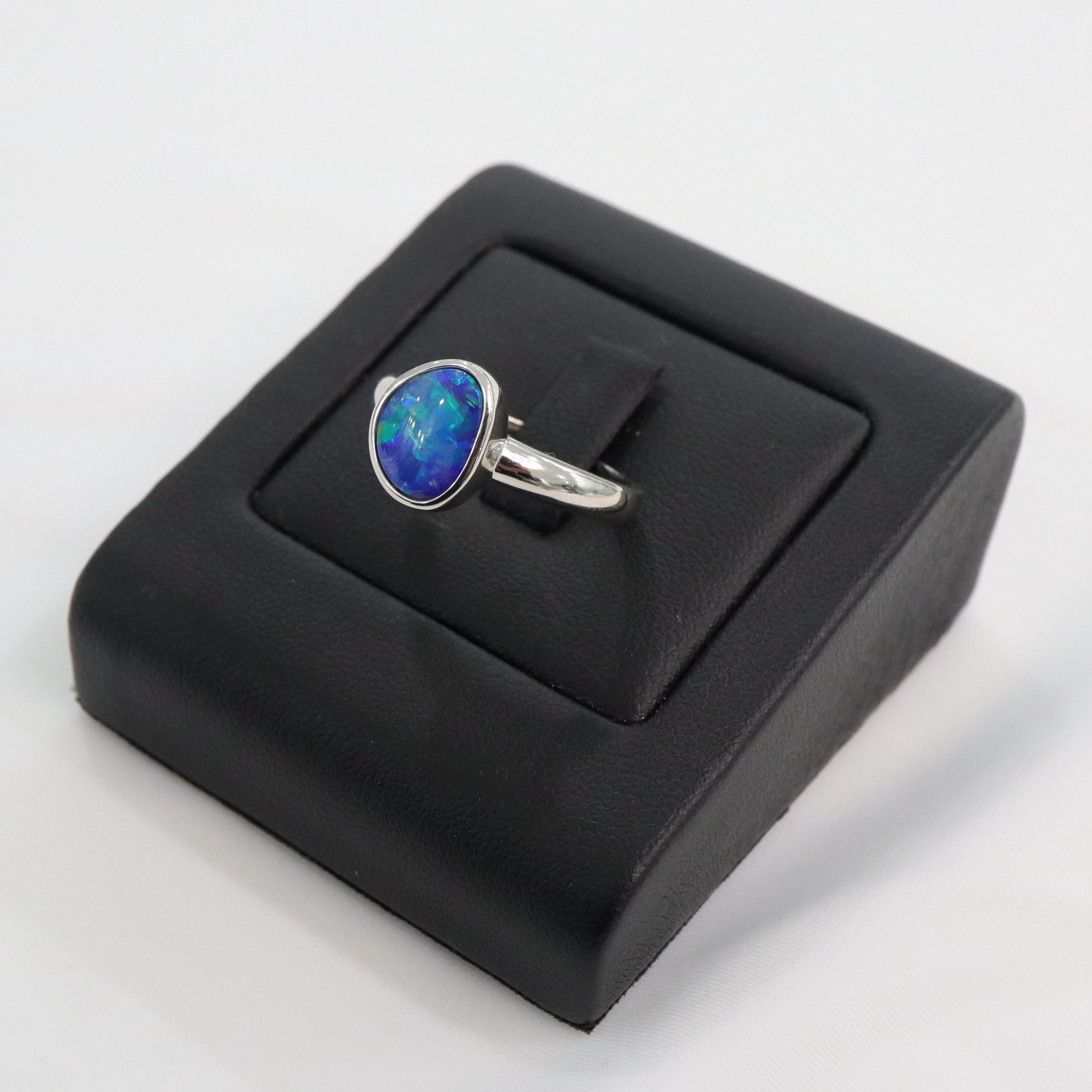 Daisey | Doublet Opal Silver Ring