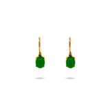 Ivy | 9ct Yellow Gold Chrysoprase Earrings