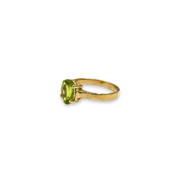 Thalia | 9ct Yellow Gold Peridot Ring