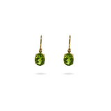 Clover | 9ct Yellow Gold Peridot Drop Earrings