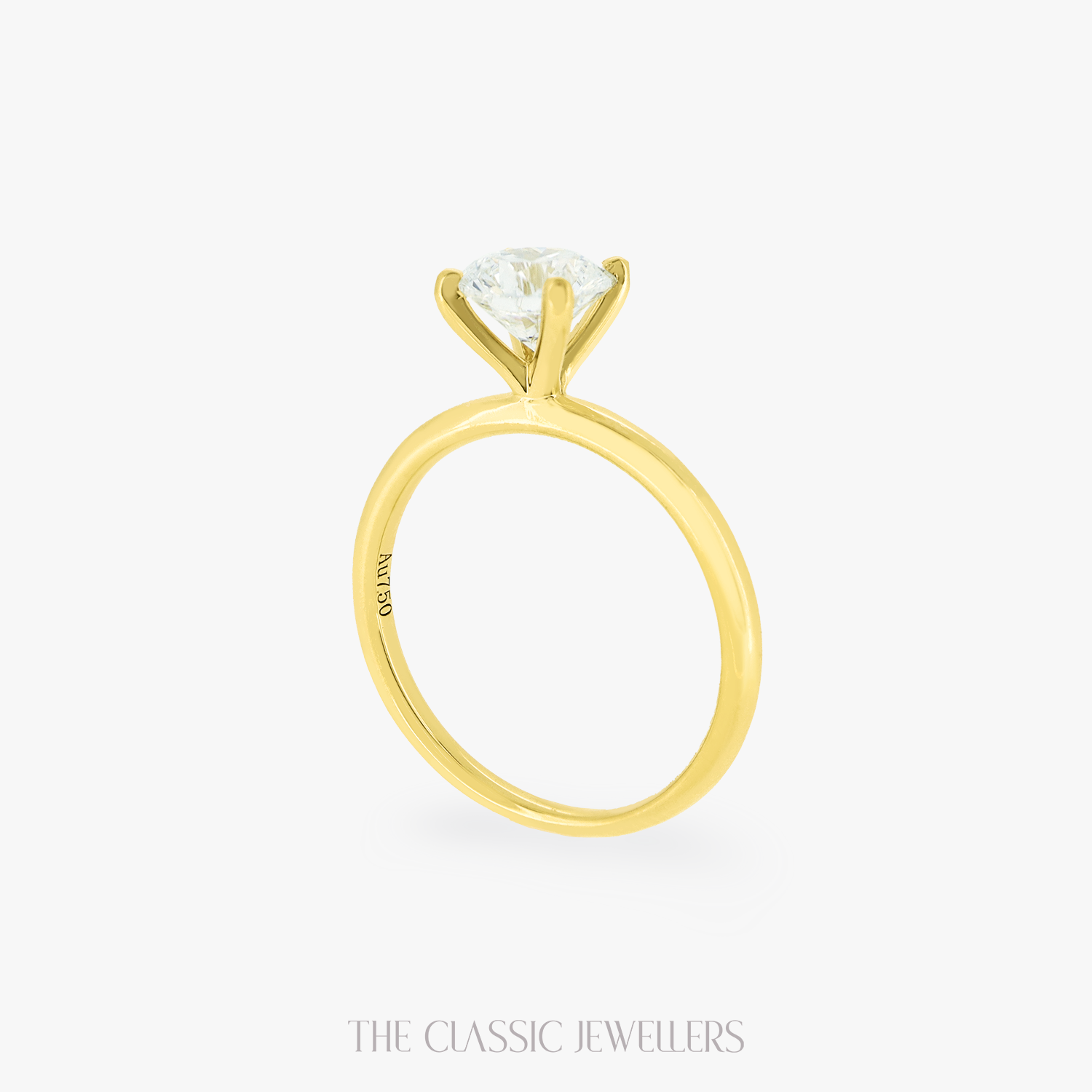 ELYSE | 1CT FOUR CLAW ROUND CUT SOLITAIRE