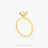 ELYSE | 1CT FOUR CLAW ROUND CUT SOLITAIRE