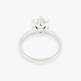 EMMELINE | 18K White Gold 2ct Round Diamond Engagement Ring