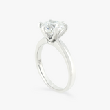 EMMELINE | 18K White Gold 2ct Round Diamond Engagement Ring