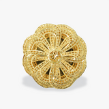 21K Gold | Jakki Diamond Cut Ring