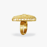 21K Gold | Jakki Diamond Cut Ring