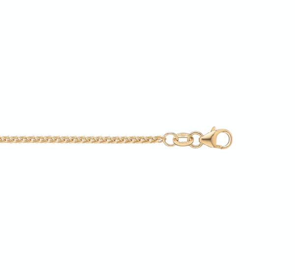 18K CHAIN | DIAMOND CUT FOXTAIL