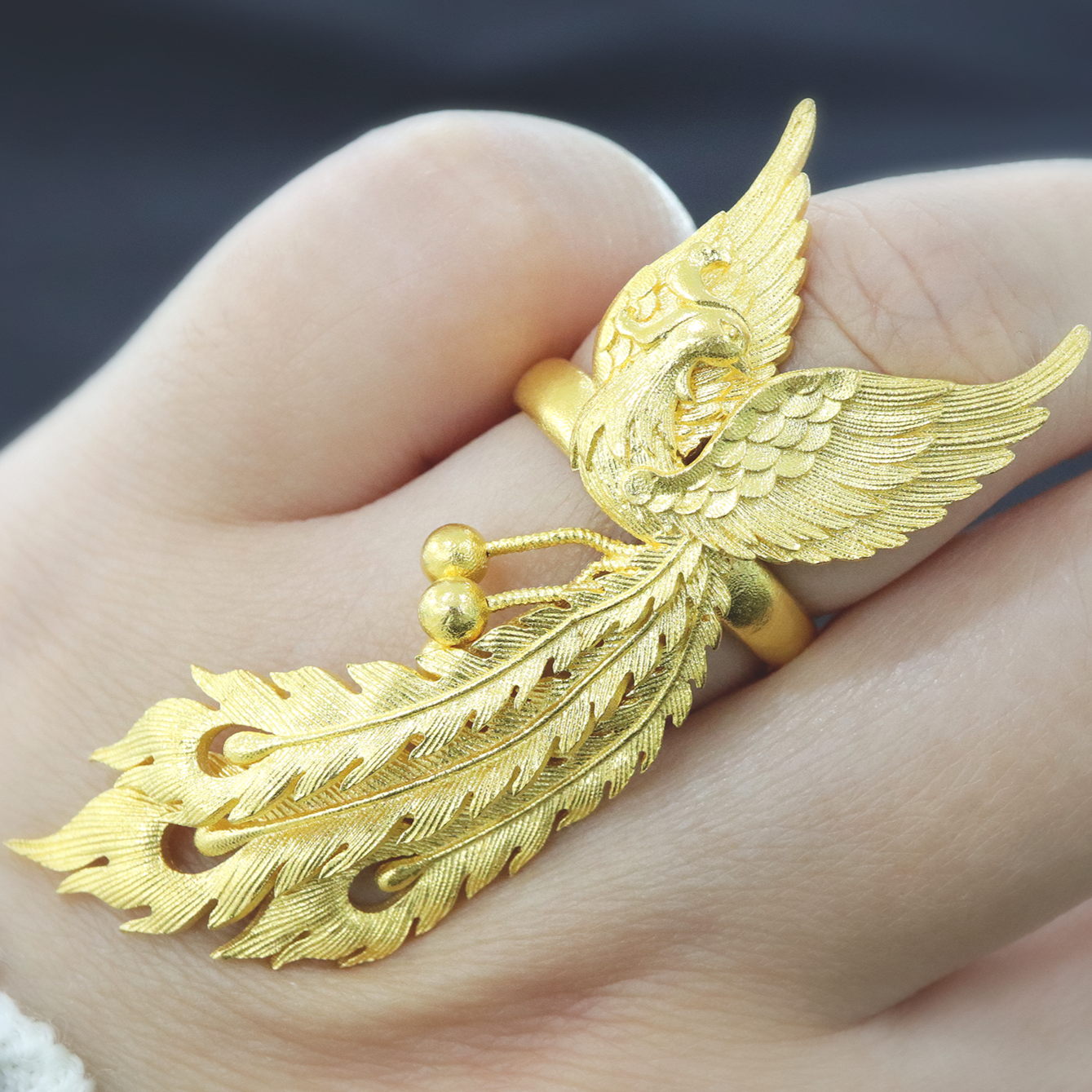 24K Yellow Gold | Phoenix Ring