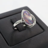 Halen | Doublet Opal Silver Ring