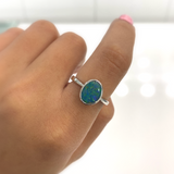 Henry | Doublet Opal Silver Ring