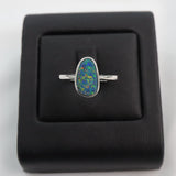 Jean | Doublet Opal Silver Ring