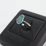 Jean | Doublet Opal Silver Ring