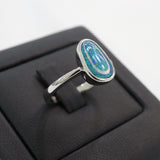 Jean | Doublet Opal Silver Ring